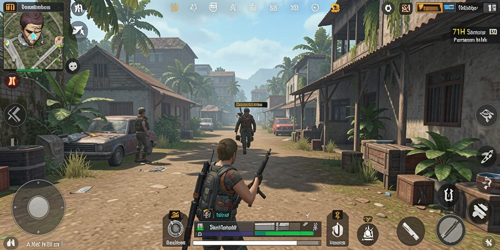 Tampilan gameplay yang menarik dan interaktif dalam 71H.