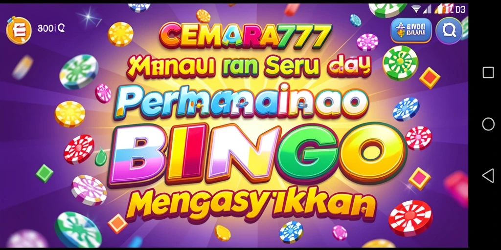 Gameplay seru CEMARA777 dengan pengguna aktif bermain Bingo.
