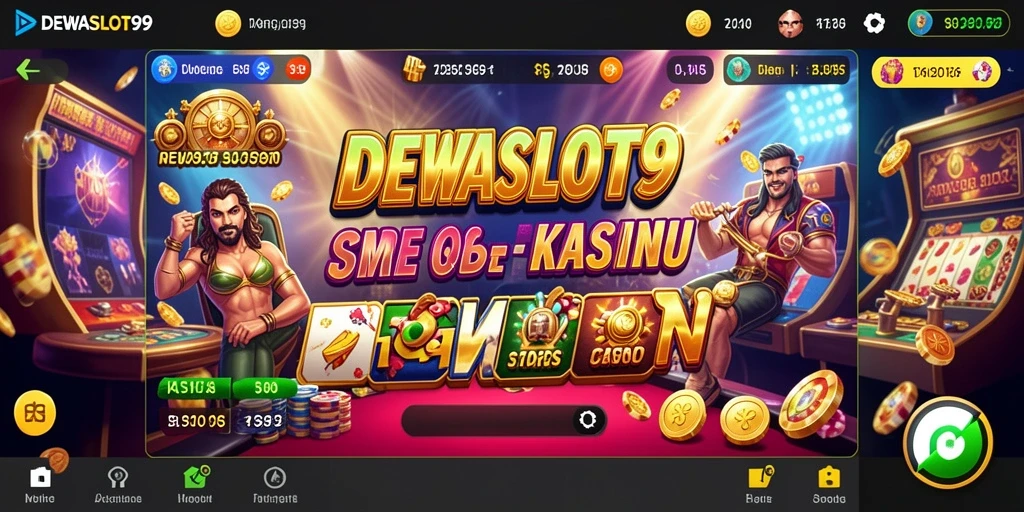 Screenshot DEWASLOT99 menampilkan gameplay kasino yang seru.