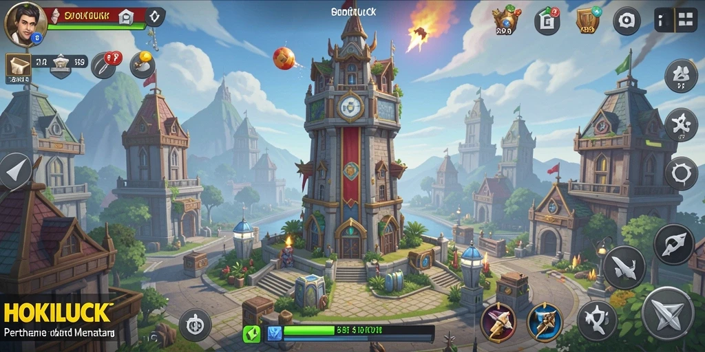 Tangkapan layar gameplay HOKILUCK yang menegangkan dan penuh aksi.
