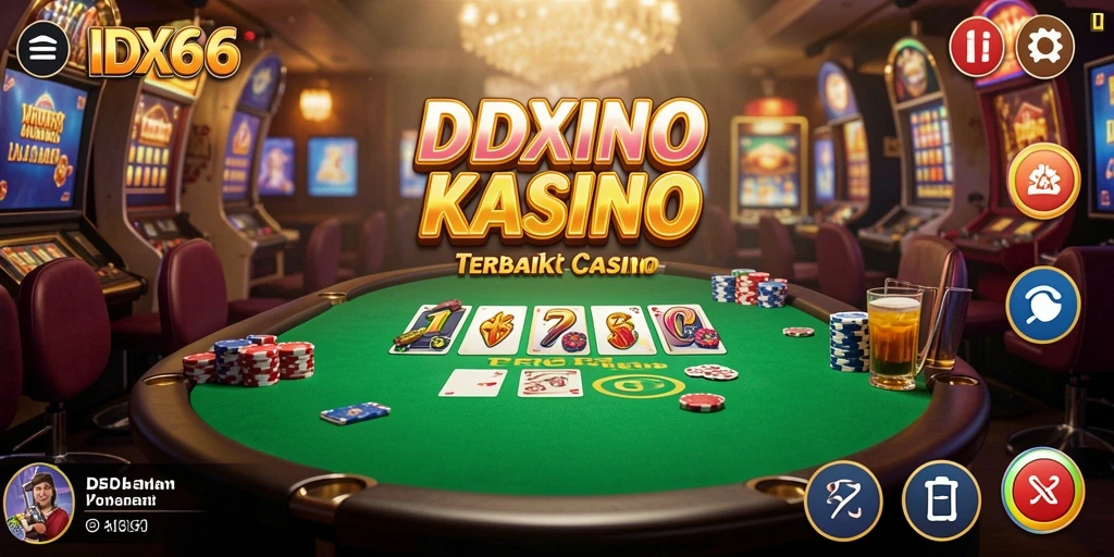 Tangkapan layar IDX66 yang menampilkan gameplay kasino yang menarik.