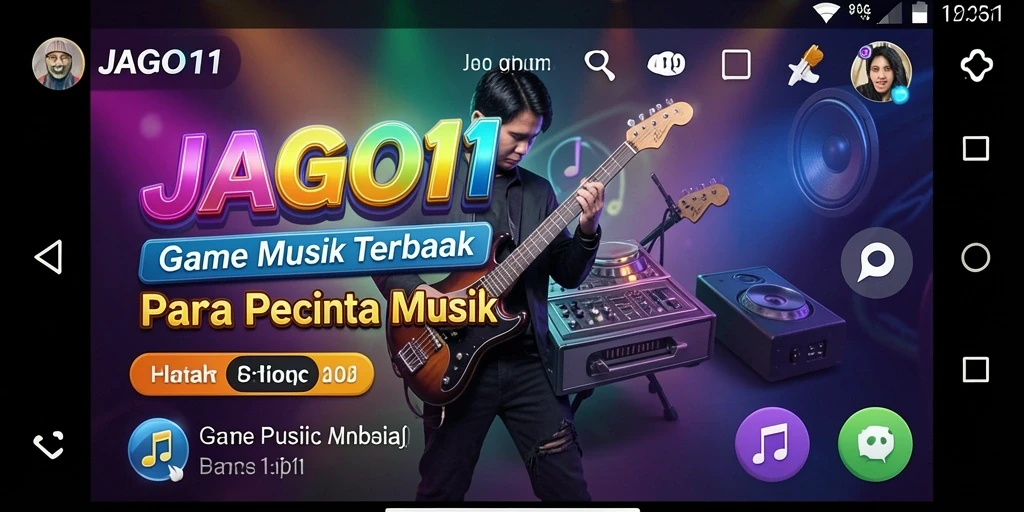 Tampilan gameplay JAGO11 yang seru dengan berbagai pilihan lagu.
