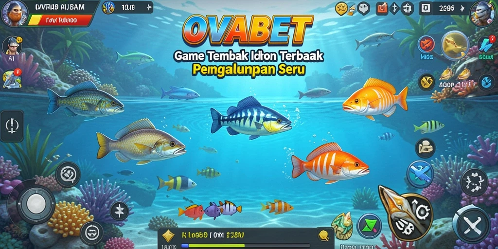 Gameplay menarik saat menembak ikan di OVABET.