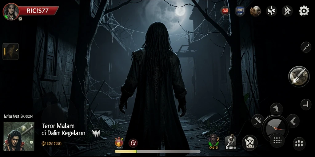 Gameplay RICIS77 yang mencekam dan penuh ketegangan.