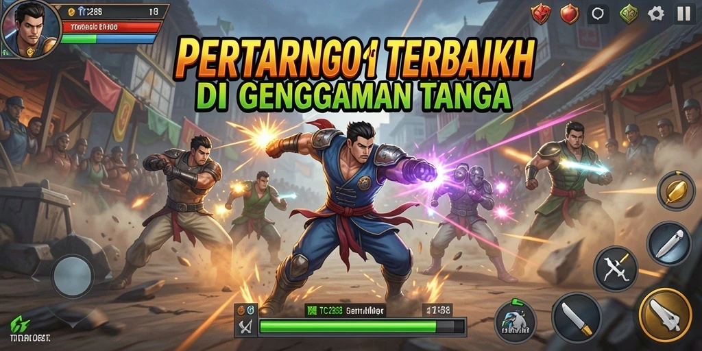 Screenshot utama TO288 menampilkan aksi pertarungan yang mendebarkan.
