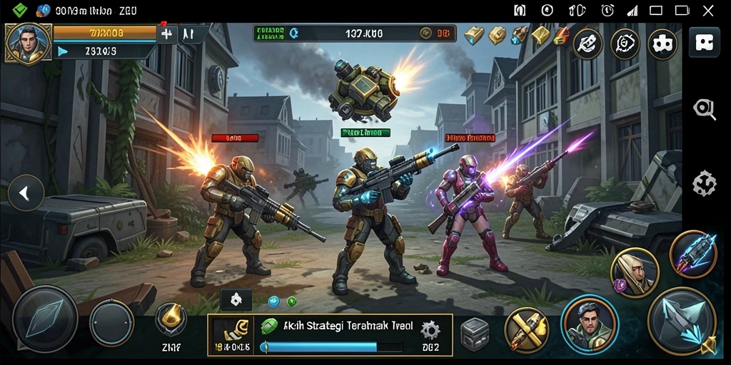 Tampilan menarik dari gameplay ZK3 dengan strategi mendalam.