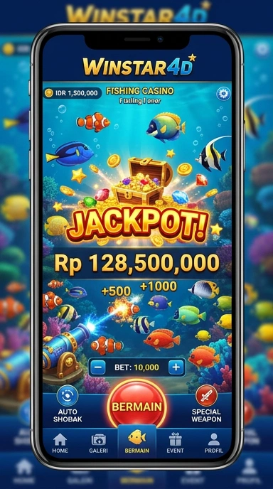 Tangkapan layar proses unduh di aplikasi winstar4d.